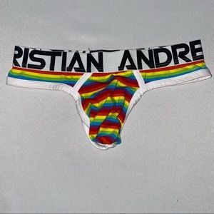 Andrew Christian Pride Rainbow Thong